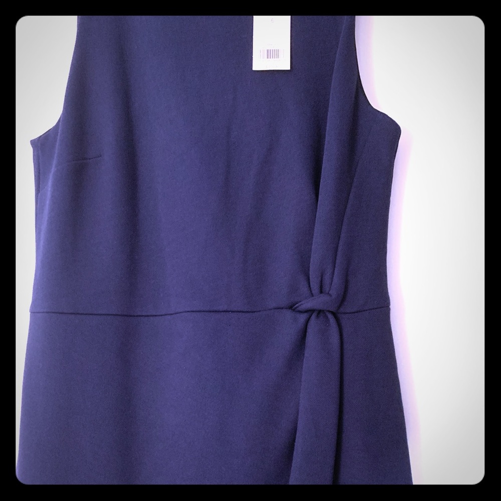 Banana Republic side twist faux wrap sheath dress